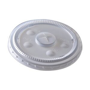 Polystyrene flat lids have pre-cut slots | Raw Item