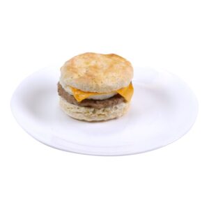 Sausage, Egg, and Cheese Biscuit Sandwiches | Styled