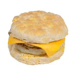 Sausage, Egg, and Cheese Biscuit Sandwiches | Raw Item