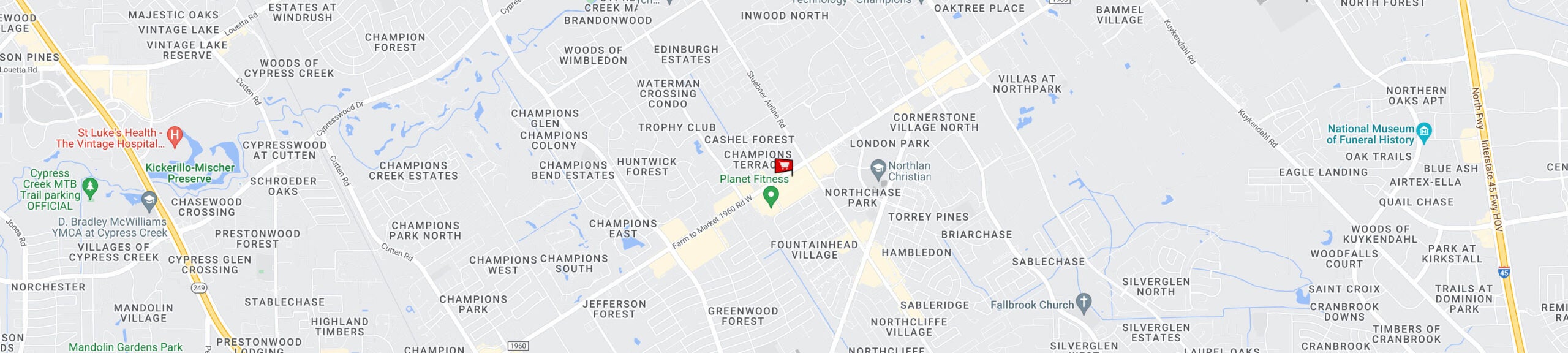 North Oaks Store Map
