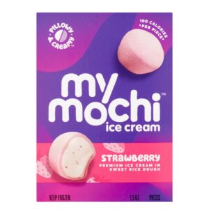 Ripe Strawberry Mochi Ice Cream | Packaged