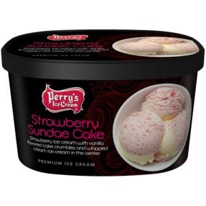 Perry's Strawberry Sundae Cake Ice Cream | Packaged