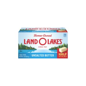 Land O Lakes Unsalted Butter Half Sticks | Packaged