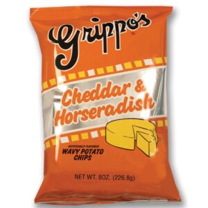 Grippo's Cheddar & Horseradish 8oz | Packaged