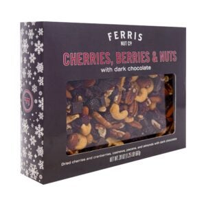 Cherries, Berries & Nuts Dark Chocolate | Packaged