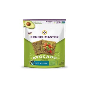 Salt & Pepper Avocado Toast Crackers | Packaged