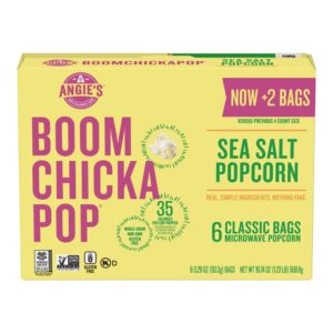 Microwaveable Sea Salt Popcorn | Packaged