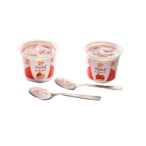 Original Low Fat Strawberry & Strawberry Banana Yogurt, | Styled