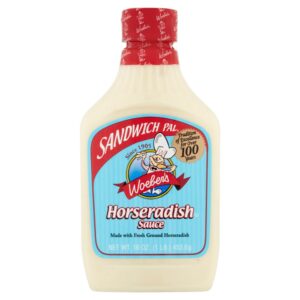 Horseradish Sauce Smokey Woeber 6-16z | Packaged