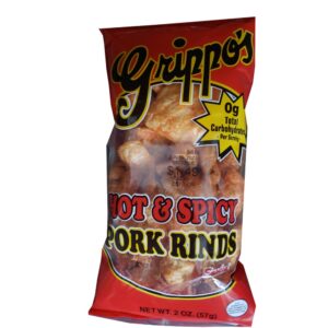 Grippos Pork Skins Spicy 2 oz | Packaged