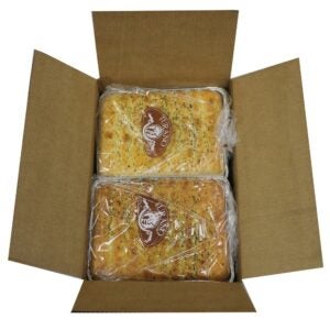 Garlic Herb SHT Foca Bread, 9x12" | Packaged