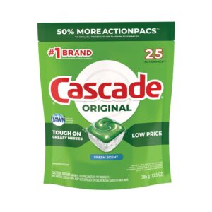 Cascade Detergent Actionpacs Dishwasher | Packaged