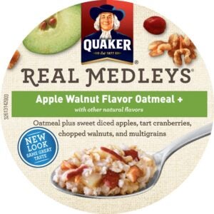 Oatmeal Inst Appl Wlnt Cup 12ct Quak | Styled