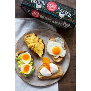 Pasture-Raised Medium Brown Shell Eggs | Styled