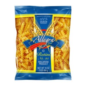 PASTA ROTINI 16Z ALLEGRA | Packaged