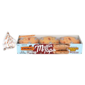 Thomas Choc Chip Muffin Tops 10.5oz | Packaged