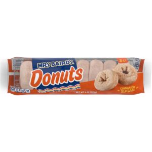 Mrs. Baird's Cinn Sugar Donut 3oz | Packaged