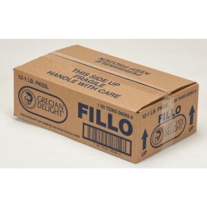 Phyllo Dough Leaves | Corrugated Box
