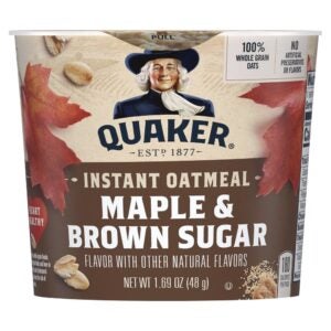 Maple Brown Sugar Instant Cup Oatmeal | Packaged