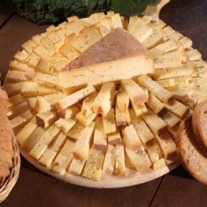 Alpine-Style Gruyere Cheese King Cut | Styled