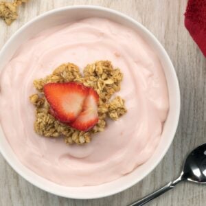 Lowfat Strawberry Yogurt | Styled