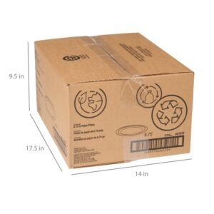 Molded Fiber Plate, 8.75 inches | Corrugated Box