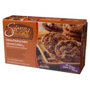 Oatmeal Walnut Raisin Cookies | Packaged