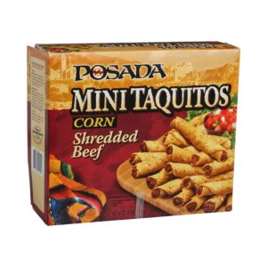 Shredded Beef Mini Taquitos | Packaged