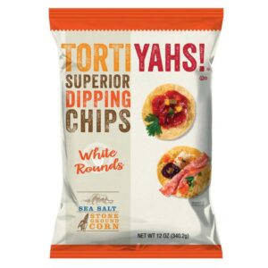 White Rounds Tortilla Chips | Packaged