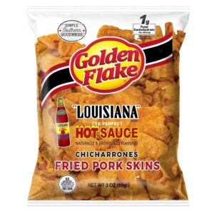 Louisiana Hot Sauce Pork Skins | Packaged