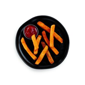 1/2" S/C Xlong Skin-On Fries, Seasoned | Styled