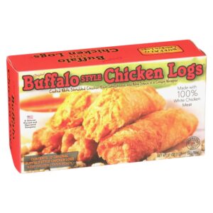 Buffalo Style Chicken Logs | Packaged