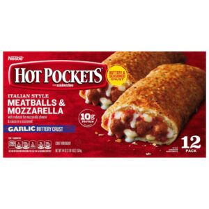 Meatball Hot Pocket | Packaged