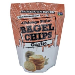 Hometown Bagel Chips Garlic 6oz | Packaged