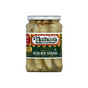 Nathan's Dill Pickle Spears 24oz | Packaged