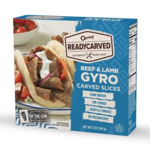 Beef & Lamb Gyro Slices | Packaged