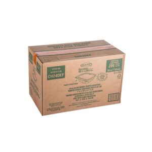 CONT PLAS 24Z CLR TAMPER RESIST 200CT | Corrugated Box