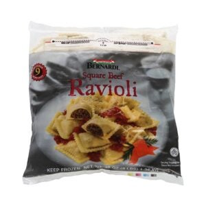 Square Beef Ravioli | Packaged