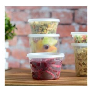 Plastic Round Deli Containers with Lids | Styled