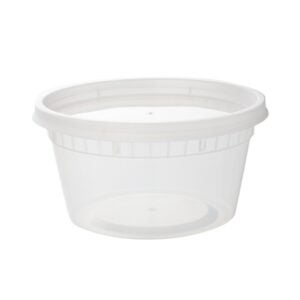 Plastic Round Deli Containers with Lids | Raw Item