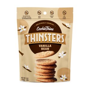 Vanilla Bean Cookie Thins | Packaged