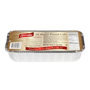 Sara Lee 10" All Butter Pound Cake | Packaged