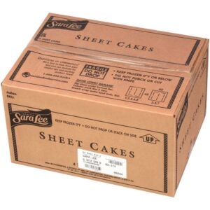 Chocolate Sheet Cake | Corrugated Box