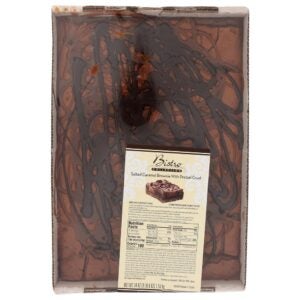 Salted Caramel Brownie with Pretzel Crust | Packaged