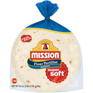 10" Super Soft Flour Burrito Tortillas | Packaged