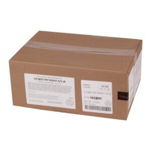 BEEF POT ROAST W/GRVY CKD 4-5# | Corrugated Box