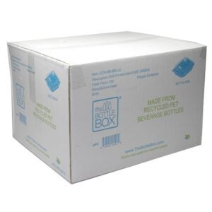 CONT PLAS 6X6 LIM HING W/LID 250CT | Corrugated Box