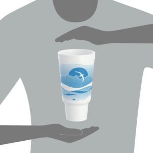 Foam Cups, 44 oz., Pedestal | Styled