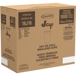 Foam Cups, 16 oz. | Corrugated Box