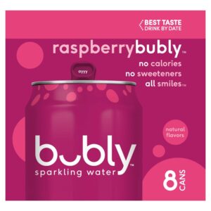 Raspberry Sparkling Water | Packaged